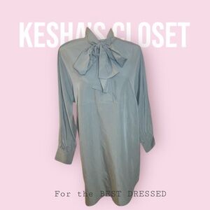 CLUB MONACO Tie Neck Dress